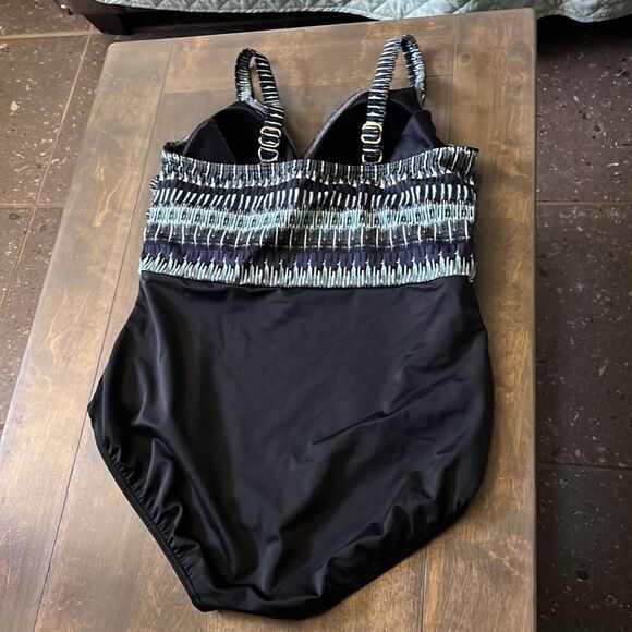 Dreamsuit Slimming Control Wrap One Piece Swimsuit Sz-16W - Picture 7 of 11